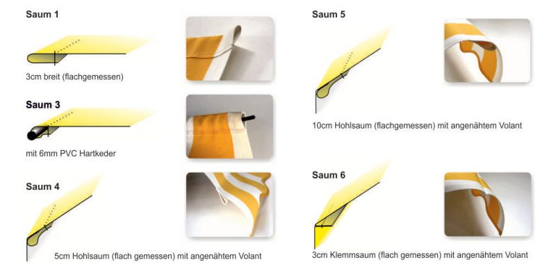 wählen sie ihr markisentuch aus 250 verschiedenen designs sie können